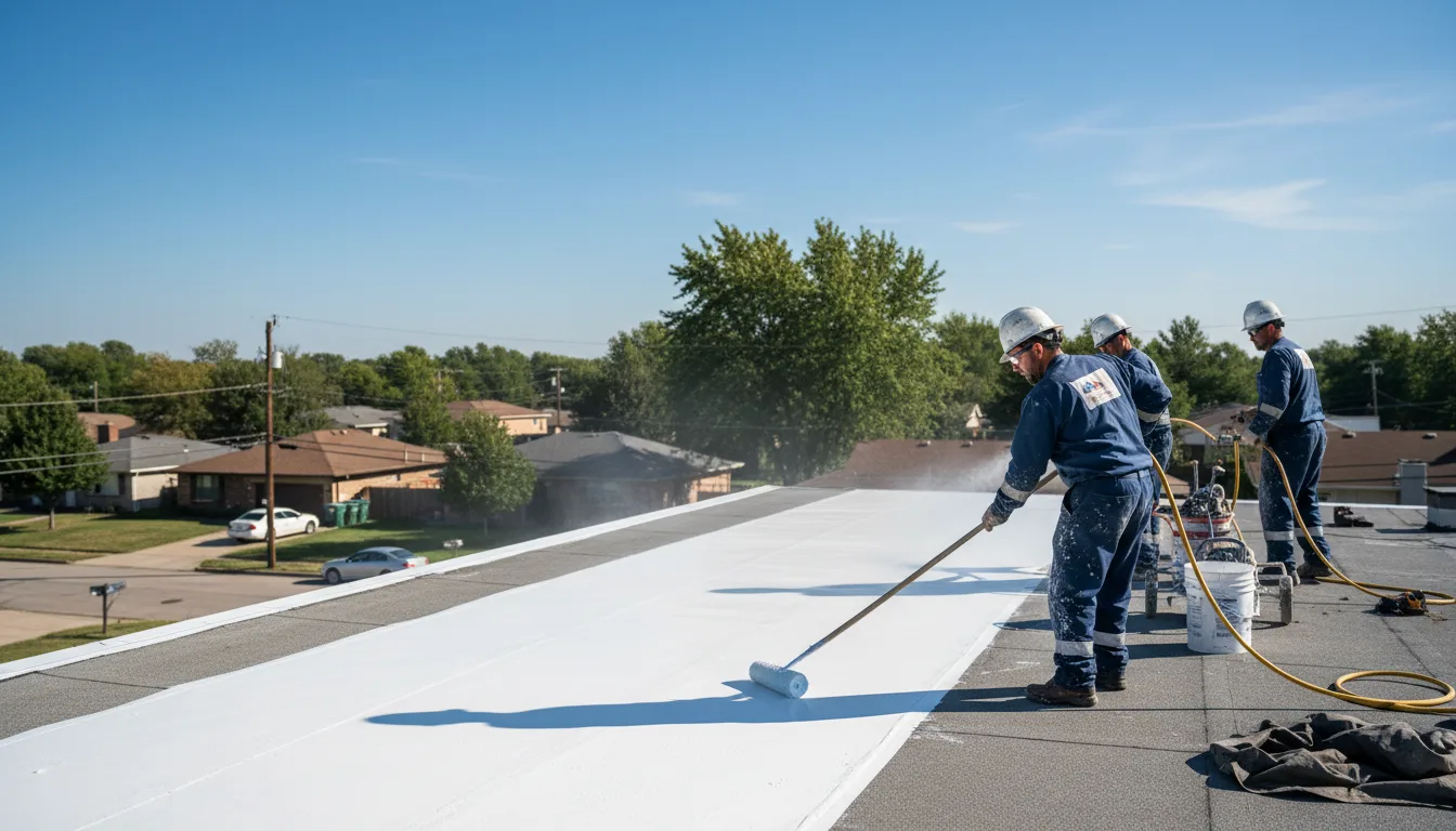 Commercial roof coating in Gladstone, MI near me